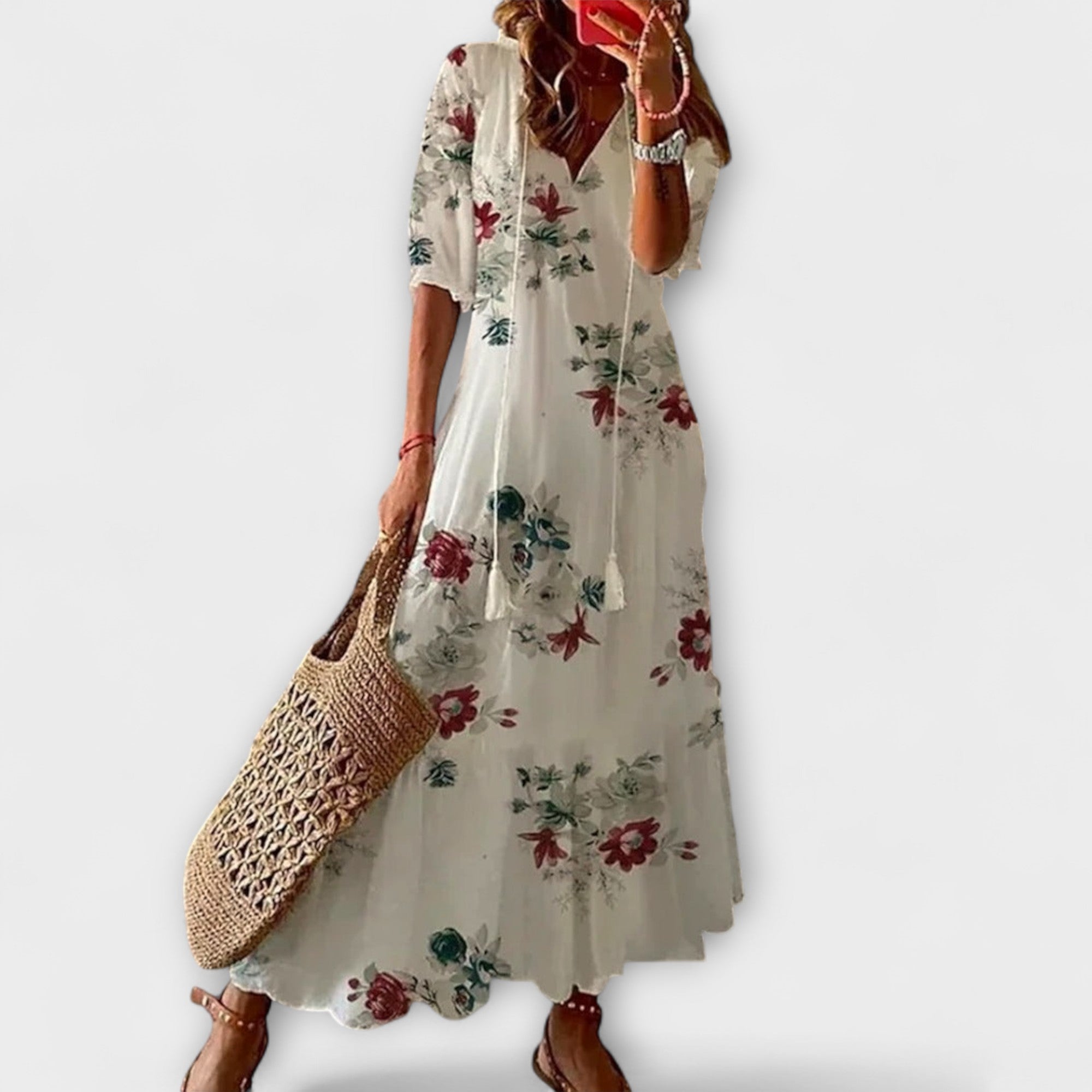 Anna – Women's boho summer dress with a relaxed silhouette