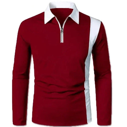 Men's Long Sleeve Polo Shirt Padrony Verno